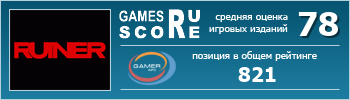 ruScore рейтинг игры RUINER