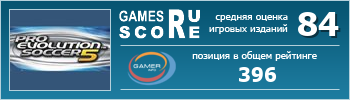 ruScore рейтинг игры Pro Evolution Soccer 5 (World Soccer: Winning Eleven 9)