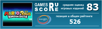 ruScore рейтинг игры Mario + Rabbids Kingdom Battle
