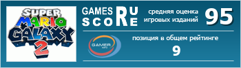 ruScore рейтинг игры Super Mario Galaxy 2