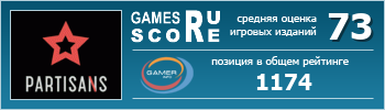 ruScore рейтинг игры Партизаны 1941 (Partisans 1941)