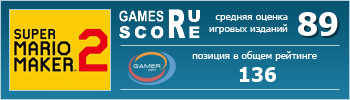 ruScore рейтинг игры Super Mario Maker 2
