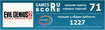 ruScore рейтинг игры Evil Genius 2: World Domination