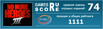 ruScore рейтинг игры No More Heroes 3