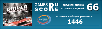 ruScore рейтинг игры Driver: Parallel Lines