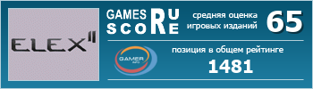 ruScore рейтинг игры ELEX II