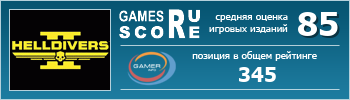 ruScore рейтинг игры Helldivers 2