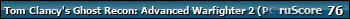 ruScore рейтинг игры Tom Clancy's Ghost Recon: Advanced Warfighter 2 (PC)