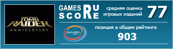 ruScore рейтинг игры Tomb Raider: Anniversary (Tomb Raider: Юбилейное издание)