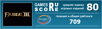 ruScore рейтинг игры Fable III