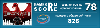 ruScore рейтинг игры Dragon Age II