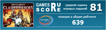 ruScore рейтинг игры Might and Magic: Clash of Heroes (Меч и Магия: Битвы Героев)