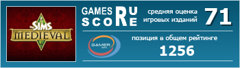 ruScore рейтинг игры The Sims Medieval