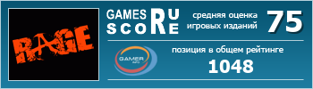 ruScore рейтинг игры RAGE