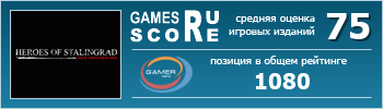 ruScore рейтинг игры Red Orchestra 2: Heroes of Stalingrad (Red Orchestra 2: Герои Сталинграда)