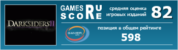 ruScore рейтинг игры Darksiders 2