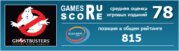 ruScore рейтинг игры Ghostbusters: The Video Game
