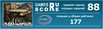ruScore рейтинг игры Machinarium (Машинариум)