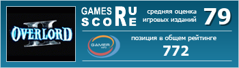 ruScore рейтинг игры Overlord II