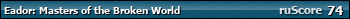 ruScore рейтинг игры Eador: Masters of the Broken World (Эадор. Владыки миров)
