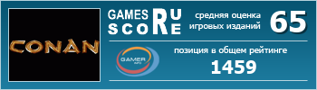 ruScore рейтинг игры Conan (Конан)