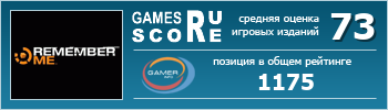 ruScore рейтинг игры Remember Me