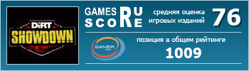 ruScore рейтинг игры DiRT Showdown