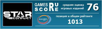 ruScore рейтинг игры Star Conflict