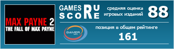 ruScore рейтинг игры Max Payne 2: The Fall of Max Payne