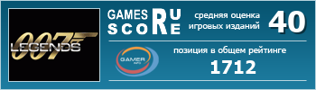 ruScore рейтинг игры 007 Legends