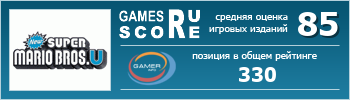 ruScore рейтинг игры New Super Mario Bros. U