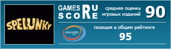 ruScore рейтинг игры Spelunky