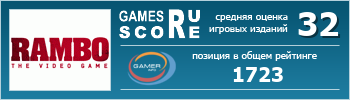 ruScore рейтинг игры Rambo: The Video Game