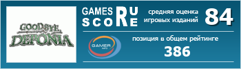 ruScore рейтинг игры Goodbye Deponia