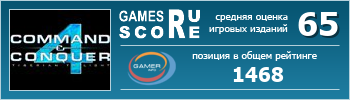ruScore рейтинг игры Command & Conquer 4: Tiberian Twilight (Command & Conquer 4: Эпилог)