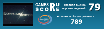 ruScore рейтинг игры Quantum Break