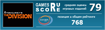 ruScore рейтинг игры Tom Clancy's The Division