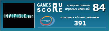 ruScore рейтинг игры Invisible, Inc.