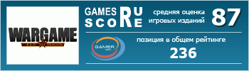 ruScore рейтинг игры Wargame: Red Dragon