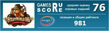 ruScore рейтинг игры SteamWorld Dig