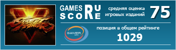 ruScore рейтинг игры Street Fighter V