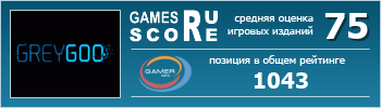 ruScore рейтинг игры Grey Goo