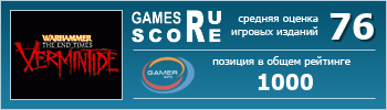 ruScore рейтинг игры Warhammer: End Times - Vermintide