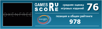 ruScore рейтинг игры OXENFREE