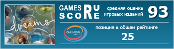 ruScore рейтинг игры DREAMS (Грезы)