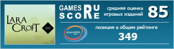 ruScore рейтинг игры Lara Croft GO