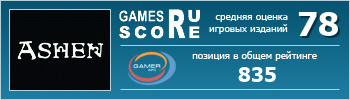 ruScore рейтинг игры Ashen