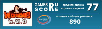 ruScore рейтинг игры Worms WMD