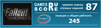 ruScore рейтинг игры Fallout: New Vegas