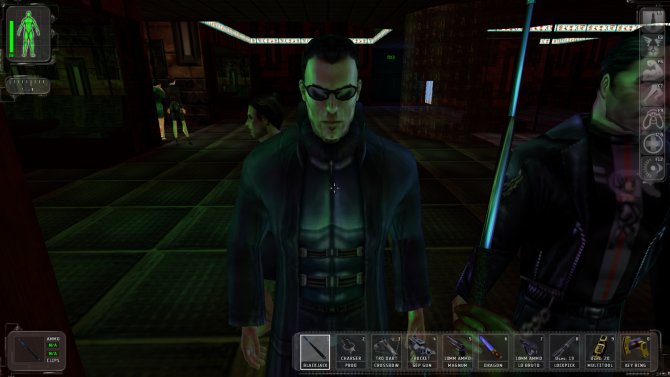Deus Ex – пример увлекательной и разнообразной киберпанковой игры.